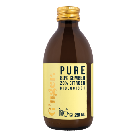 G'nger Pure 80% gember & 20% citroen BIO - 250ml