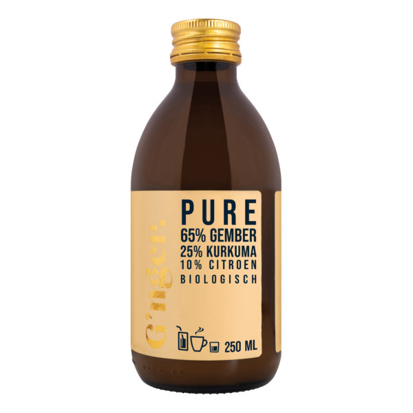 G'nger Pure 65% gember & 25% kurkuma BIO - 250ml